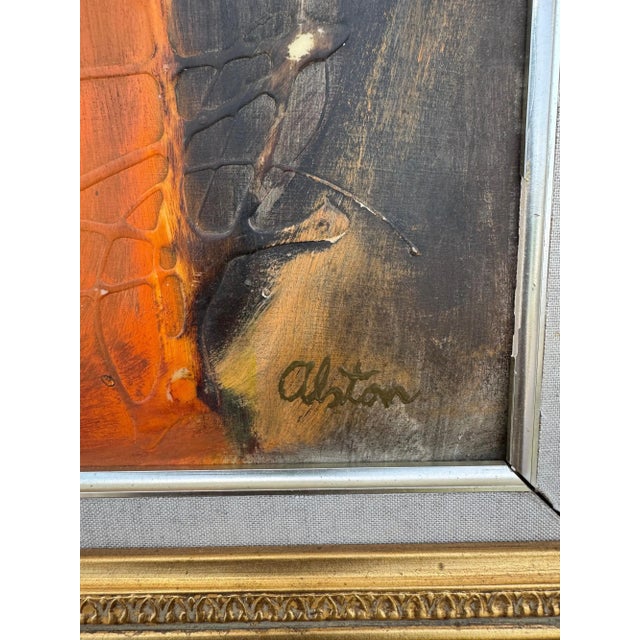 Charles Alston 1957 Large Oil on Masonite Figurative Painting For Sale - Image 9 of 10