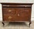 This is a beautiful antique Victorian or Edwardian tiger oak sideboard, buffet, or console, circa 1890–1910, crafted from...