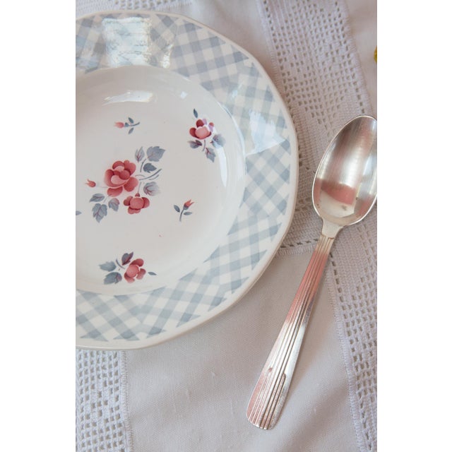 Vintage Deep Plates in Digoin Earthenware, 1960s, Set of 10 For Sale - Image 4 of 10