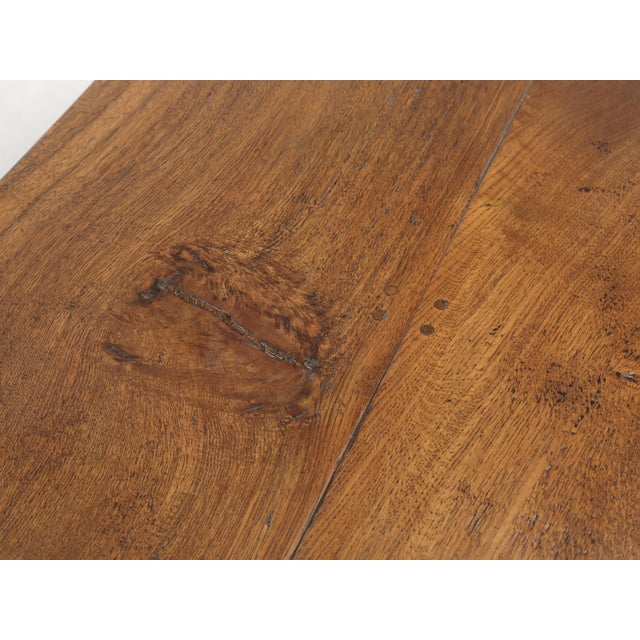 Antique English Dining Table or Farmhouse Table Made From Rare Scottish Oak For Sale - Image 4 of 12