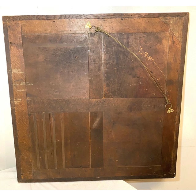 Large 1700's Heraldic Wood Marquetry Coat of Arms Crest Shield Plaque Sculpture For Sale - Image 12 of 12