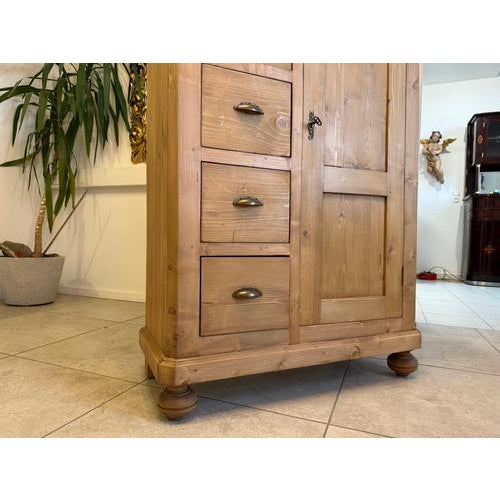 Rustic Farmhouse Bread Cabinet For Sale - Image 9 of 12