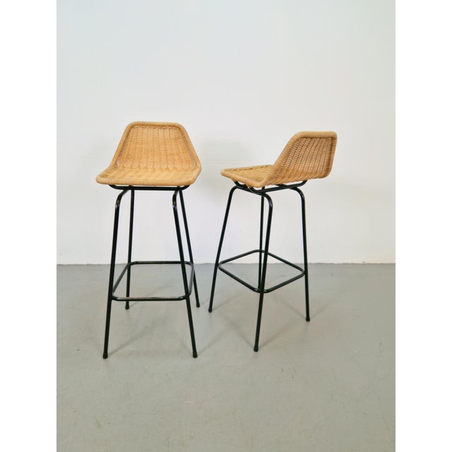 Bar Stools from Rohé Noordwolde, 1960, Set of 2 For Sale - Image 4 of 9