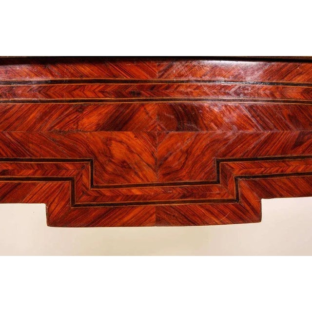 Brown 18th Century Italian Marquetry Console Table For Sale - Image 8 of 10