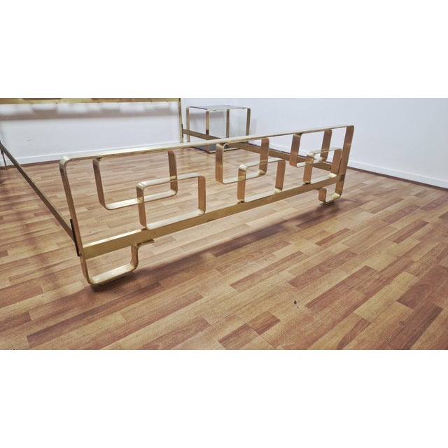 Vintage Brass Bedroom Set, 1970s, Italy, Set of 3 For Sale - Image 13 of 15