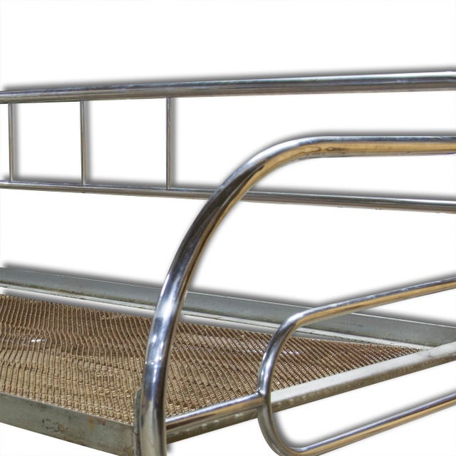 1930s Bauhaus Chromed Steel Sofa, Bohemia, 1930s For Sale - Image 5 of 8