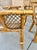 1970s Franco Albini Style 5-Piece Rattan & Glass Dining Set – Highback Peacock Chairs For Sale - Image 11 of 15