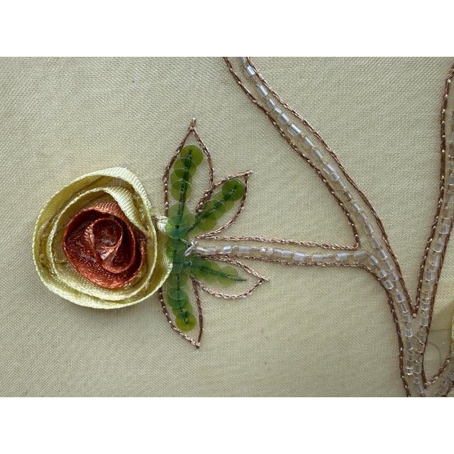 Glass Pazzazed Floral Embellished Table Lamp For Sale - Image 7 of 12