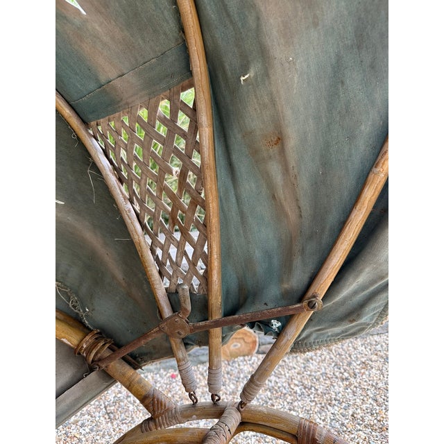 1920s Bentwood Caned Chaise From the Estate of Chauncey Stillman - Unmolested For Sale - Image 11 of 18