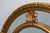 Gold Neo-Classical Style Tilted Oval Mirror from Deknudt, Belgium, 1950s For Sale - Image 8 of 11