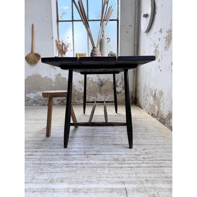 Dining Table with Black Patina from Tapiovaara, 1950s For Sale - Image 11 of 18