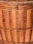 Wood Vintage Palm Beach Coastal Tortoise Bamboo and Rattan Wastebasket For Sale - Image 7 of 9