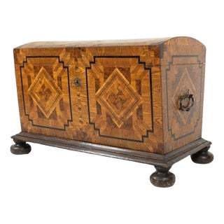 Chest Veneered with Walnut and Austrian Ash For Sale