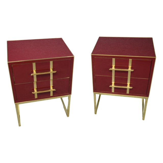 Murano Glass Bedside Tables from Justfurnituress SRL, Set of 2 For Sale - Image 17 of 17