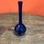 20th C. Pair of Mid-Century Modern Arthur Percy for Gullaskruf Cobalt Blue Glass Bulb Vases - Made in Sweden For Sale - Image 10 of 12