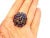 Bochic "Orient" Vintage Blue Sapphire Vintage Cluster Ring Set 18K Gold & Silver For Sale - Image 16 of 18