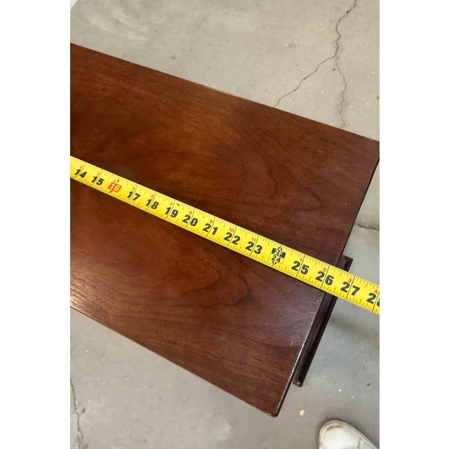 Brown Antique Childs Wood Desk For Sale - Image 8 of 10