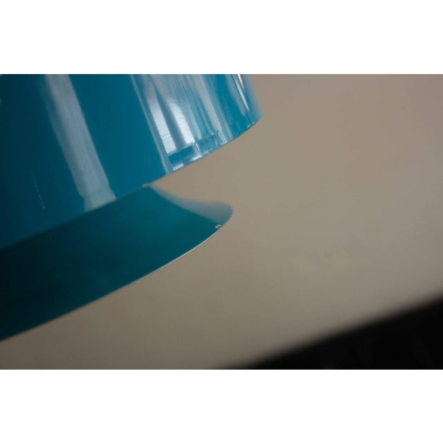 Scandinavian Blue Pendant Lamp, 1970s For Sale - Image 6 of 9