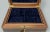 Modern Mahogany Wood Vintage Handmade Jewelry Casket Box Manning of Ireland Irish New For Sale - Image 3 of 10