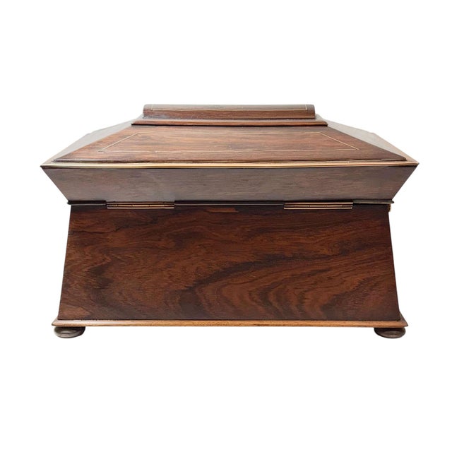 Early 19th Century English Regency Tea Caddy For Sale - Image 15 of 16