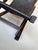 Mid-Century Modern Vintage Leather Sling Chair, 1980s For Sale - Image 3 of 15