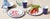 American Crow Canyon Home Enamelware, Vintage 8.25" Coupe Salad Plates in White with Blue Rim - Set of 4 For Sale - Image 3 of 6