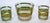 Vintage Culver Barware Cocktail Set Green and Gold Rock Glasses and Ice Bucket For Sale - Image 11 of 17