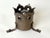 Hand-Hammered Brass Ceiling Light, 1960s For Sale - Image 4 of 18