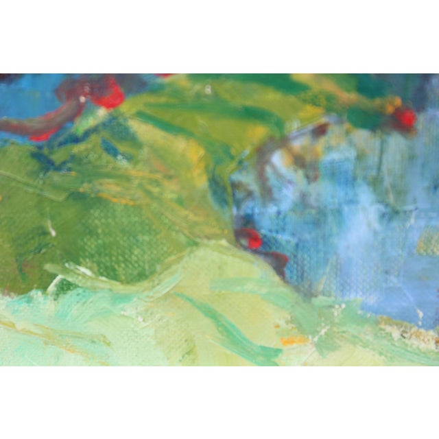 Abstract Herbert Mears Modern Abstract Mountain Landscape 1960's For Sale - Image 3 of 8