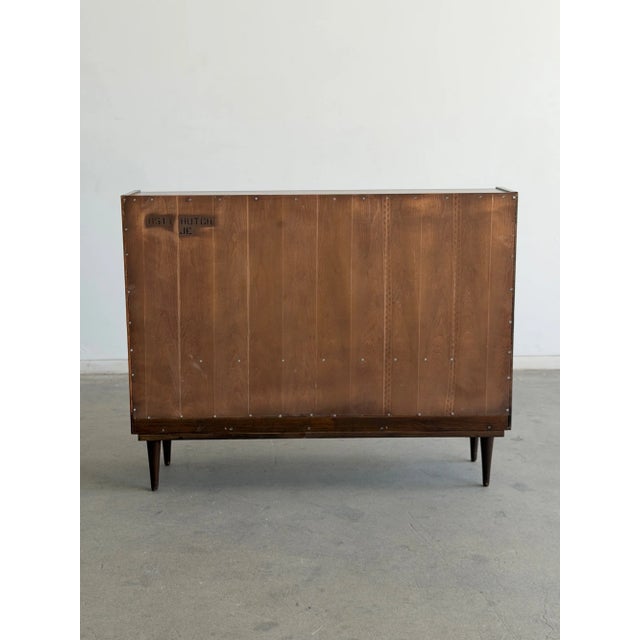 Mid Century Modern Angled Bookcase For Sale - Image 13 of 16