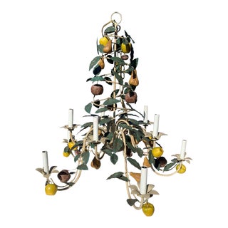 Italian Fruit Laden Chandelier, Circa 1960 For Sale