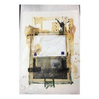 Herbert Maier, Speicher 2, Collage on Paper For Sale