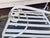Metal Vintage 1960s White Wrought Iron Lounge Chair For Sale - Image 7 of 9