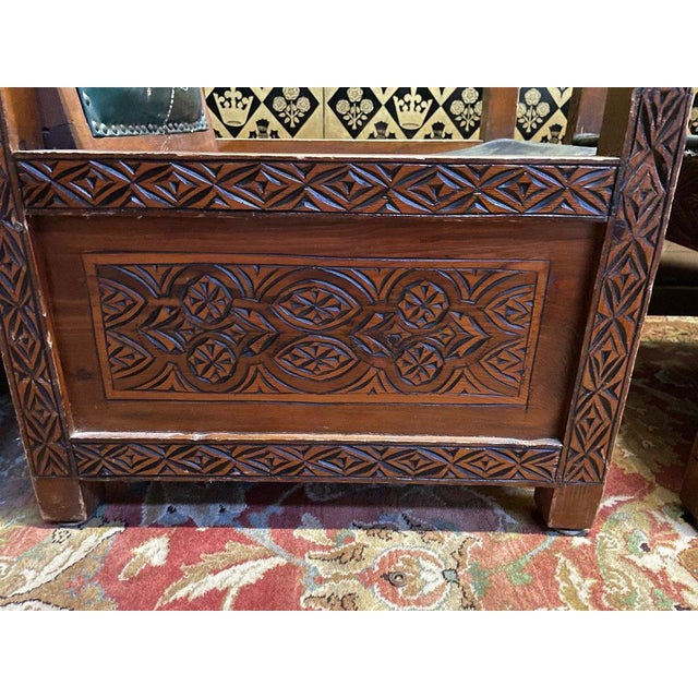 Black Syrian Armchairs, Set of 4 For Sale - Image 8 of 11