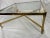 Labarge 1980s Italian Vintage Glass and Brass Square Coffee Table by Solmet For Sale - Image 4 of 10