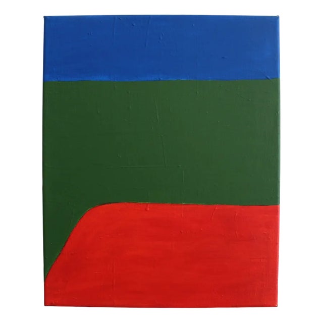 Bodasca, Color Block Abstract, 2025, Acrylic on Canvas For Sale