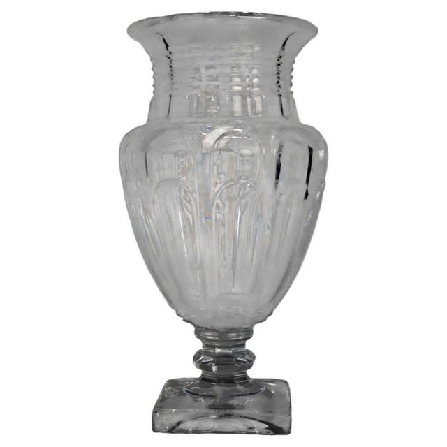 Antique Crystal Vase by Baccarat, 1900s For Sale - Image 10 of 10