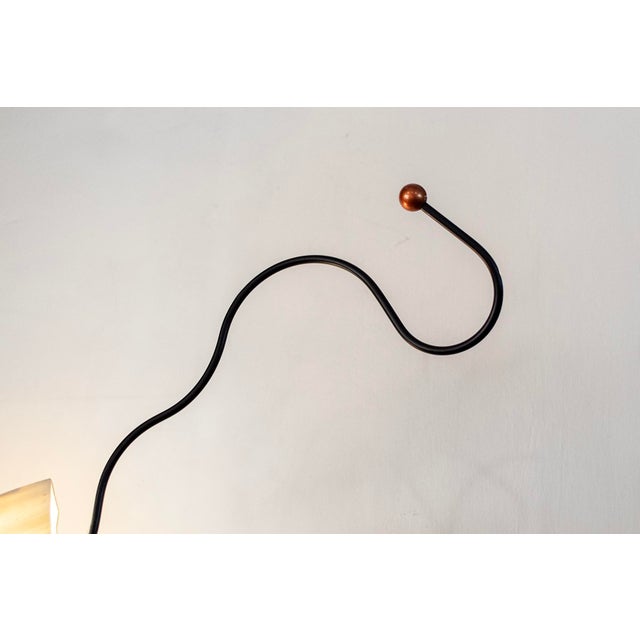 1990s Modern Italian Metal and Plastic Sister Floor Lamp by Dalisi for Oluce, 1990s For Sale - Image 5 of 8