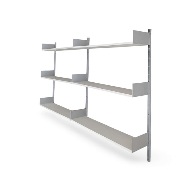 Mid-Century Modern Mid-Century Aluminium 606 Wall Shelf by Dieter Rams for Vitsoe For Sale - Image 3 of 6