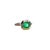 Metal Natural Solitaire Colombian Emerald Ring 6.5 14k W Gold 1.35 Cts Certified For Sale - Image 7 of 11