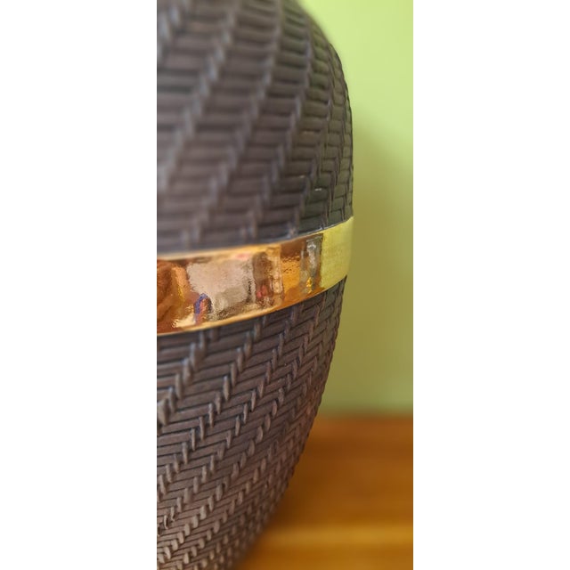 Vintage Ceramic Jar, 1980 For Sale - Image 6 of 9