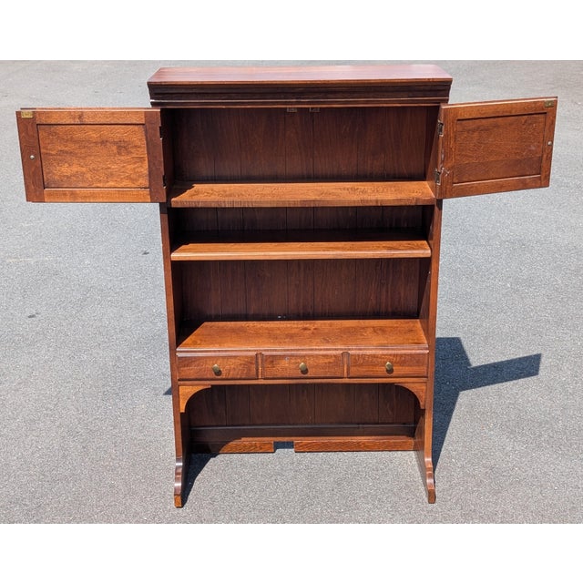 Pennsylvania House Vintage Pennsylvania House One Drawer Bookcase Hutch For Sale - Image 4 of 12