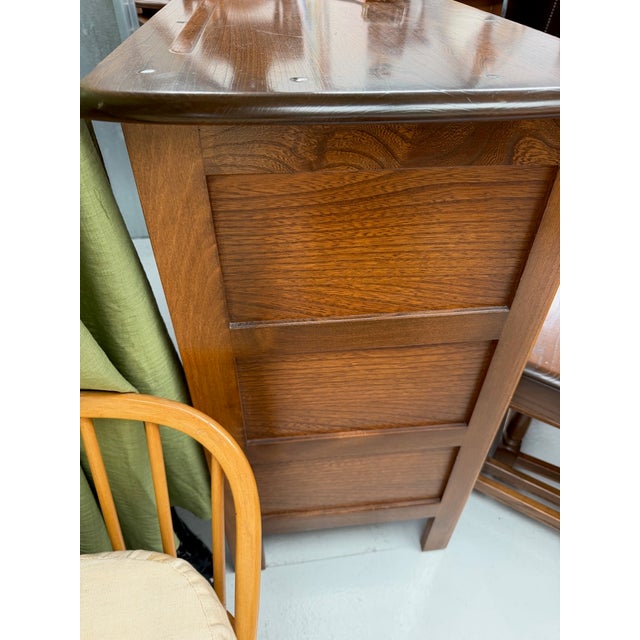 Brown Vintage Sideboard with Cutlery Drawer from Ercol, 1960s For Sale - Image 8 of 10