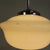 Art Deco Pendant Lamp with White Glass Shade, 1930s For Sale - Image 14 of 18