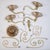 Mid 20th Century Mid Century Neo-Rococo Golden Amber Murano Chandelier For Sale - Image 5 of 12