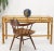 Brown Mid-Century Modern Bamboo Glass Top Console Sofa Table For Sale - Image 8 of 13