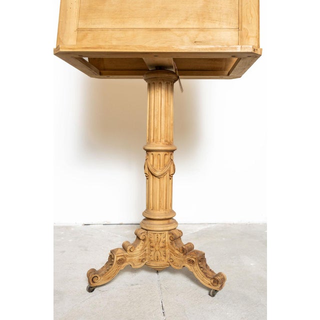 Mid 19th Century French Walnut Lectern/Reading Stand For Sale - Image 5 of 18