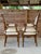 Pair of Antique French Louis XVI Style Oval Back Fauteuil Armchairs For Sale - Image 4 of 11