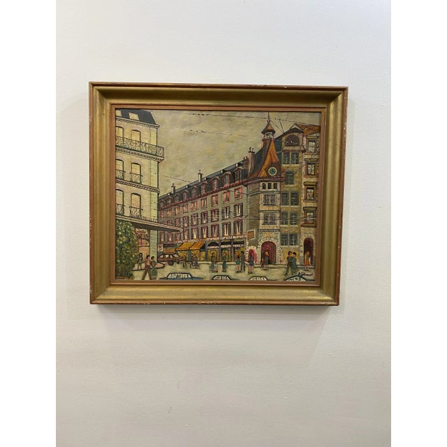 Wood Roberto Gherardi, Patek Philippe, 1980, Oil on Wood, Framed For Sale - Image 7 of 7