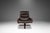 Wood Scandinavian Modern Recliner High-Back Lounge Chair & Ottoman Attributed Soda Galvano for Vatne Mobler, Norway, C. 1970s For Sale - Image 7 of 18